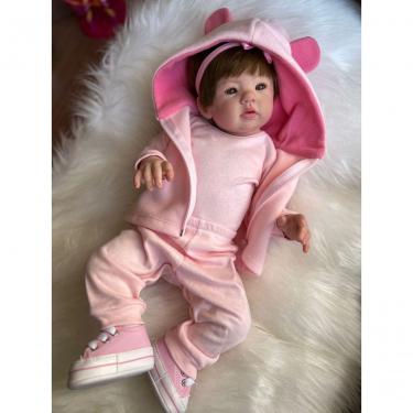 Imagem de Bebê Reborn Gabi - Kit Simples Corpo Do Bebê Tecido