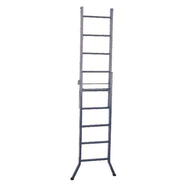 Imagem de Escada 3 Em 1 Extensiva Em Chapa De Aço 9 E 5 Degraus 270Cm