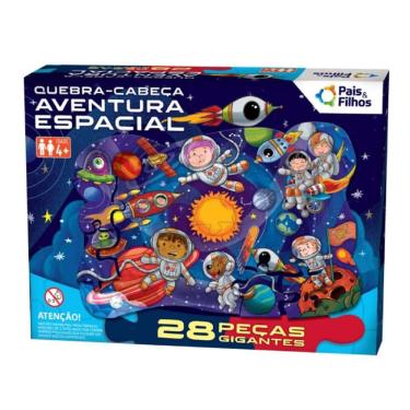 Imagem de Puzzle Aventura Espacial 28 Peças - Pais E Filhos