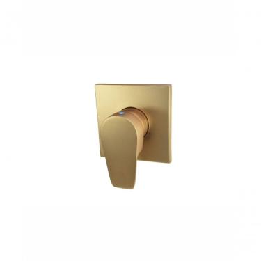 Imagem de Acabamento Monocomando Para Chuveiro Base Docol Dourado Fosco - Led