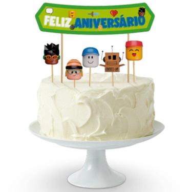 Imagem de Topo De Bolo Masculino Roblox - 6 Un