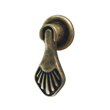 Imagem de Puxador Arizona Ouro Velho Tamboreado Conjunto 348 Linha Tradition Tor