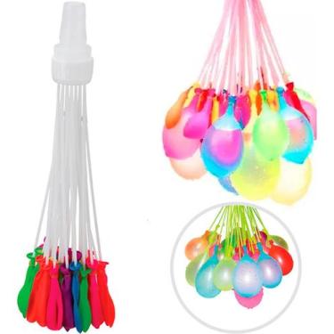 Imagem de Balao Agua Guerra Bexigas Water Balloon Splash Ball 111 Pcs - Arcani