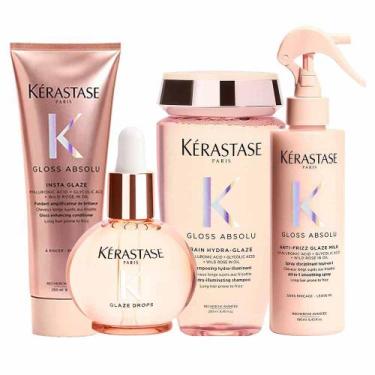 Imagem de Kérastase Gloss Absolu Glaze Kit  Shampoo + Condicionador + Óleo Capil