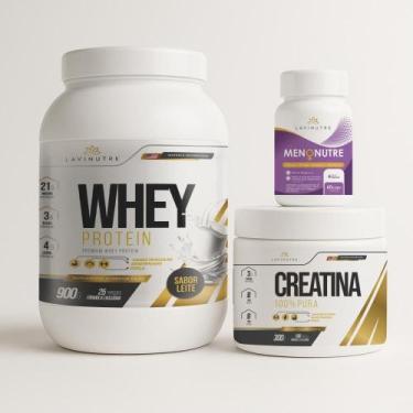 Imagem de Whey Protein Leite+Creatina Monohidratada+Ômega 3, 6 e 9 - Lavinutre