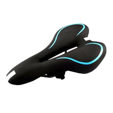 Imagem de Selim Para Bicicleta - Substituição de Almofada de Selim para Bicicleta,Impermeável E Ventilado Com Faixa Refletora, Acessórios De Ciclismo Para Homens, Mulheres E Crianças