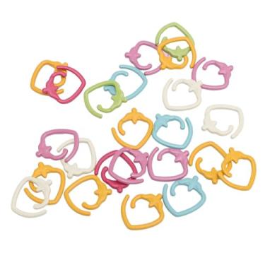 Imagem de Pssopp 24pcs Marcadores de Ponto de Forma Helicoidal, Segurança Abrangente de Design e Marcador de tricô Multicolorido Aberto para crochê para crochê