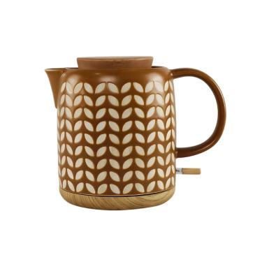 Imagem de Chaleira Elétrica Em Porcelana Elegance Marrom 1L 127V Tuut