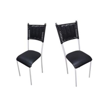 Imagem de Kit 2 cadeiras sala de jantar e cozinha para mesa reforçada - Graciala