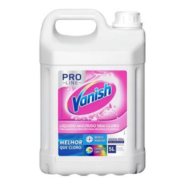 Imagem de Tira Manchas Vanish Líquido Multiuso Para Roupas Coloridas Pro Line 5 