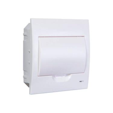 Imagem de Quadro de Distribuição MarGirius QDE-08 de Embutir para 8 Polos Branco