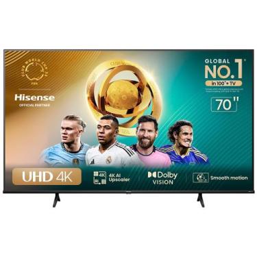 Imagem de Smart TV Hisense DLED 4K 70" Polegadas 70A51HUV com LED Sleep Timer, E