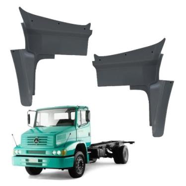 Imagem de Par Paralama Estribo Mb Atron 2324 Direito Esquerdo Cinza - Bonfanti