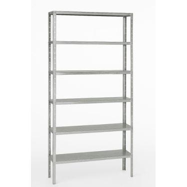 Imagem de Prateleira de Aço Galvanizado Premium Com 6 Bandejas Suporta ate 180kg