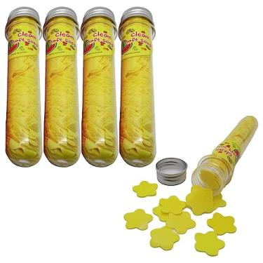 Imagem de Gadgetime USA Folhas de sabão de papel floral (pacote com 4) - Confetes de sabão de papel descartáveis portáteis para viagem - Espuma para lavar as mãos em flocos de sabão perfumado para uso interno