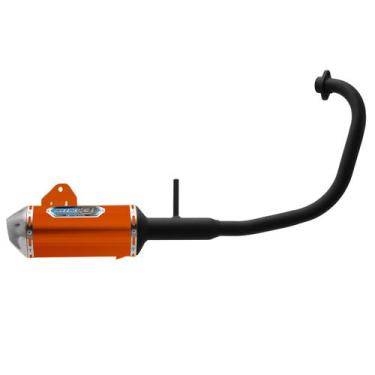 Imagem de Escapamento Moto Yamaha YBR 125 2000/08 Esportivo Pro Tork Mini 3 Curv