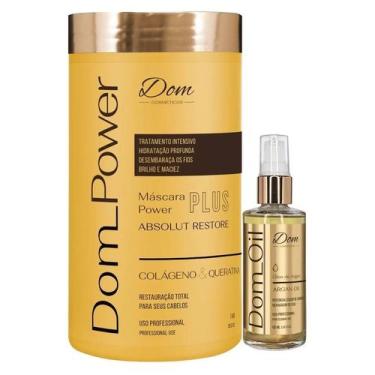 Imagem de Mascara Dom Power Plus Hidratante Óleo Argan Oil - Dom Cosmeticos