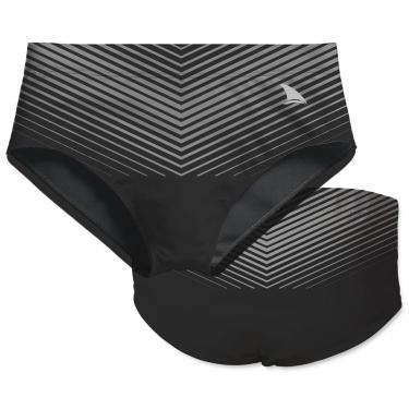 Imagem de SUNGA INFANTIL CARBON COM FORRO E PROTEÇÃO UV 50+ KAUNA-Masculino