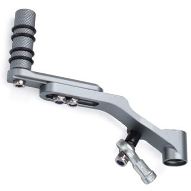 Imagem de 3DSKY Pedal de mudança de marcha esquerda da motocicleta compatível com Hon-da CBR500R, CB500X, CB500F (cinza claro)