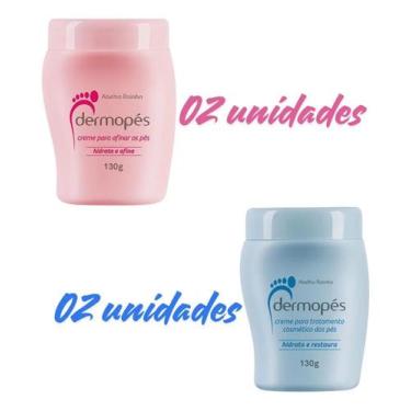 Imagem de Kit Dermopés: 2 Dermopés Creme Para Tratamento 130 g (azul) + 2 Creme 
