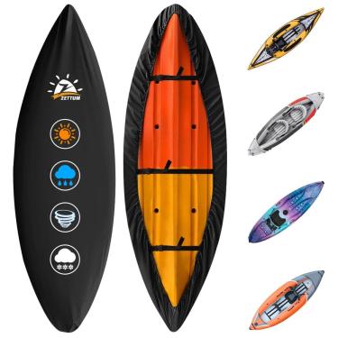 Imagem de Capa de caiaque Zettum 11 pés 600D resistente à prova d`água para uso externo