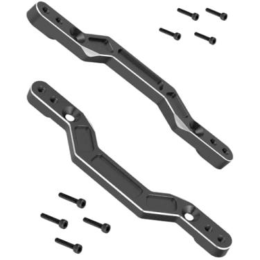 Imagem de hopsupRC RC Aluminum Shock Tower Upgrade Parts for 1/18 Granite Grom 1/16 Mojave Grom 1/14 Mojave Grom Mega 380 RC Car,Front Rear Shock Mounts Damper Plate Set Hops Up.Black