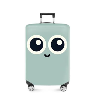 Imagem de ANNA QUEEN Capa de mala com flores, protetor de mala, capa de viagem para bagagem de 45 a 81 cm, acessórios de viagem de elastano extensível e lavável, #19, S(fits 18-21inch suitcase)