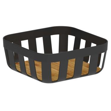 Imagem de Cesto de Pão Lume Preto 24cm - Ou