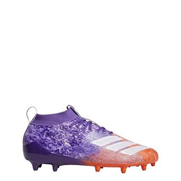 Imagem de Tênis de futebol masculino Adidas Adizero 8.0, Active Purple / Cloud White / True Orang, 13