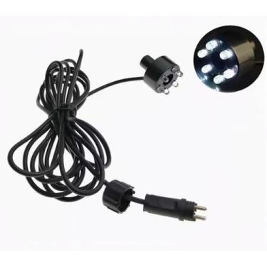 Imagem de SGSLT 6 luzes subaquáticas LED de 12 V, luzes noturnas, para jardim, fonte de piscina, lagoa (luzes brancas)