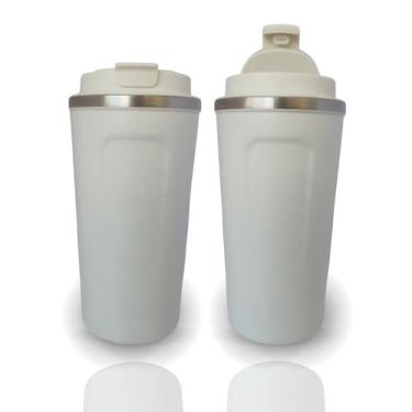 Imagem de Copo Térmico Com Medidor De Temperatura De 500ml Cores - Xh, Branco