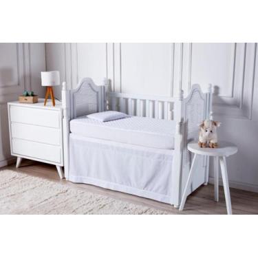 Imagem de Protetor De Colchão Impermeável Matelado Berço 01 Peça - Ônix Enxovais