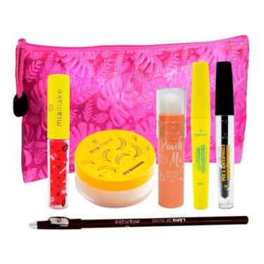 Imagem de Kit De Maquiagem Lip Tint Primer Rímel Lápis Sobrancelha - Miamake