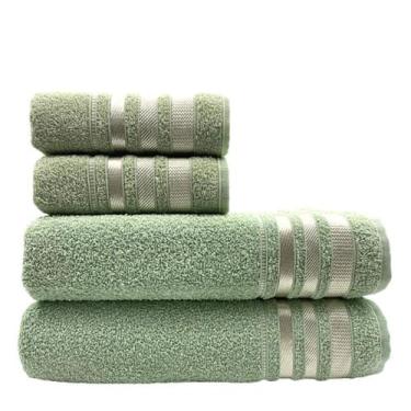 Imagem de Jogo De Toalhas 4 Peças Groh Marselha 100% Algodão Minti - Toalhas Gro