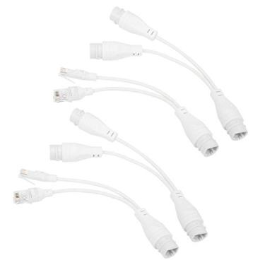 Imagem de aqxreight Cabo de Divisor de POE para Câmeras CCTV para 2 Conjunto de Conectores de Adaptador Injetor de Transmissão