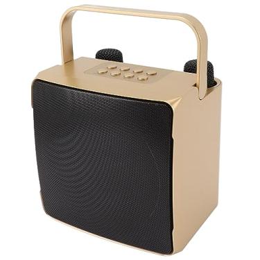 Imagem de Generic Alto -falante, Duração da Bateria Longa da Máquina de karaokê para Casa Externa Em Casa (Ouro)