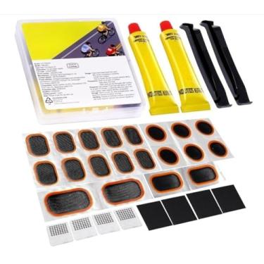 Imagem de Castrap Kit Completo De Reparo De Punção De Pneu De Bicicleta, Remendo Frio Sem Cola Alavancas De Pneu E Ferramentas Para Fixação Fácil De Tubos (37)