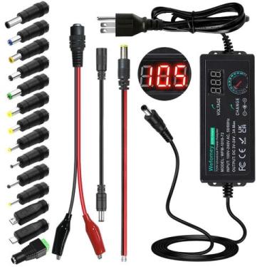 Imagem de Fonte de alimentação Wefomey Universal 3V ~ 24V 3A 72W Adaptador AC/DC