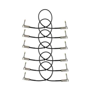 Imagem de Cabo De Efeitos De Guitarra De Ângulo Reto, 15/30/50cm, 1/4 Tamanhos, 