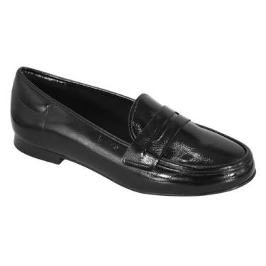 Imagem de Sapato Beira Rio Loafer Feminino Mocassim Sapatilha 4324.100, Preto, 3