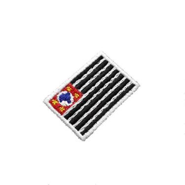 Imagem de BE0045T36 São Paulo Bandeira Bordada Patch Termo Adesivo - BR44