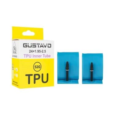 Imagem de Câmara De Ar Para Bicicleta De 24 Polegadas Em TPU Para Pneus BMX MTB 