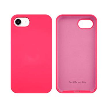 Imagem de Capinha Compativel com iPhone 16e em Silicone com Interior Aveludado