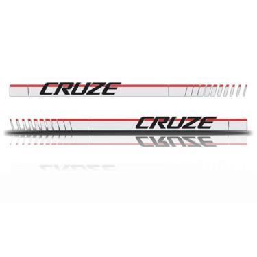 Imagem de Adesivo Chevrolet Cruze Faixa Lateral - Cromo Sign
