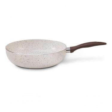 Imagem de Wok ø28 Ceramic Life Granada Indução - Brinox 28 Cm Vanilla Brinox