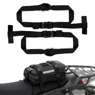 Imagem de Odinsberg Ragnarok Correias para bagagem de motocicleta resistente de 99 cm (par) – Comprimento ajustável de 1 m para fixação segura da engrenagem