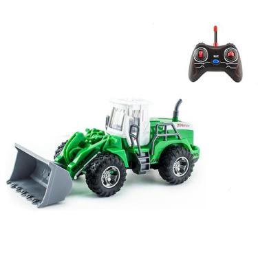 Imagem de Escavadeira 5 Canais Menino Controle Remoto Engenharia Veículo Escavad