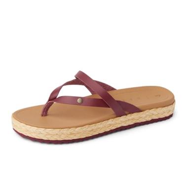 Imagem de REEF Sandália feminina Vista Carmen, tira de couro vegano, palmilha acolchoada, Cordovan, 37