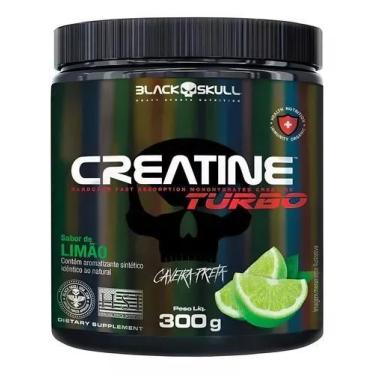 Imagem de Creatine Turbo 300g Black Skull Limão, 1 Unidade, Limão