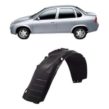 Imagem de Compatível com Corsa Classic 10/14 para-barro dianteiro esquerdo com ajuste confiável, material resistente e proteção eficiente para manutenção automotiva
